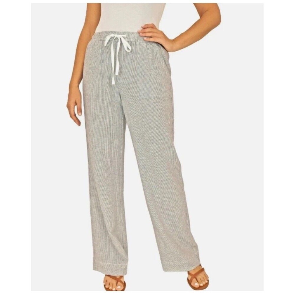 Briggs Women's Pull-On Linen Blend Pant,Size Small